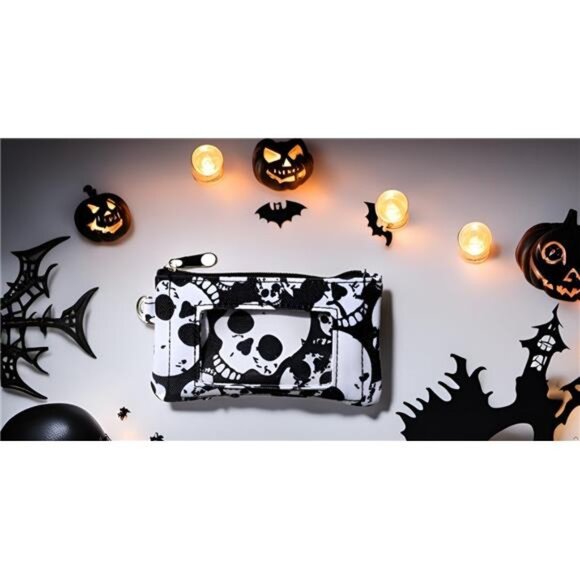 small wristlet wallets credit card holder for women keychain pouch small - Picture 4 of 14